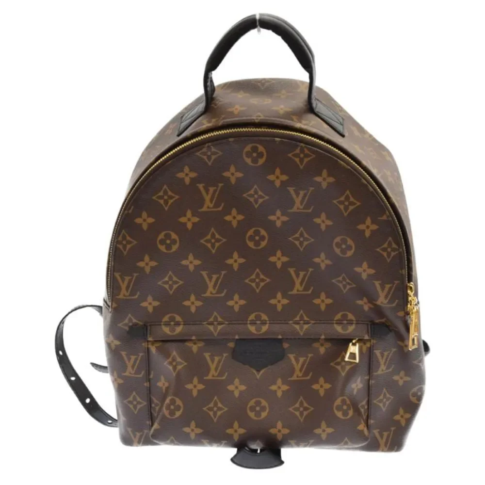 Louis Vuitton Palm Spring Monogram Backpack Rucksack MM Brown